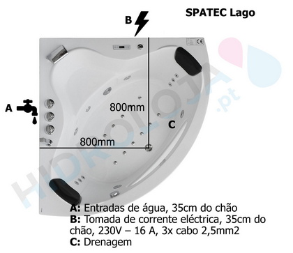 diagrama banheira hidromassagem