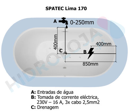 diagrama banheira hidromassagem