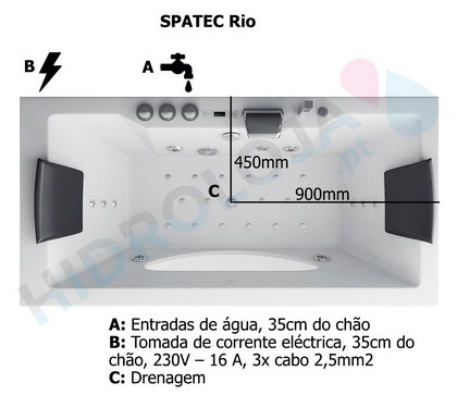 diagrama banheira hidromassagem